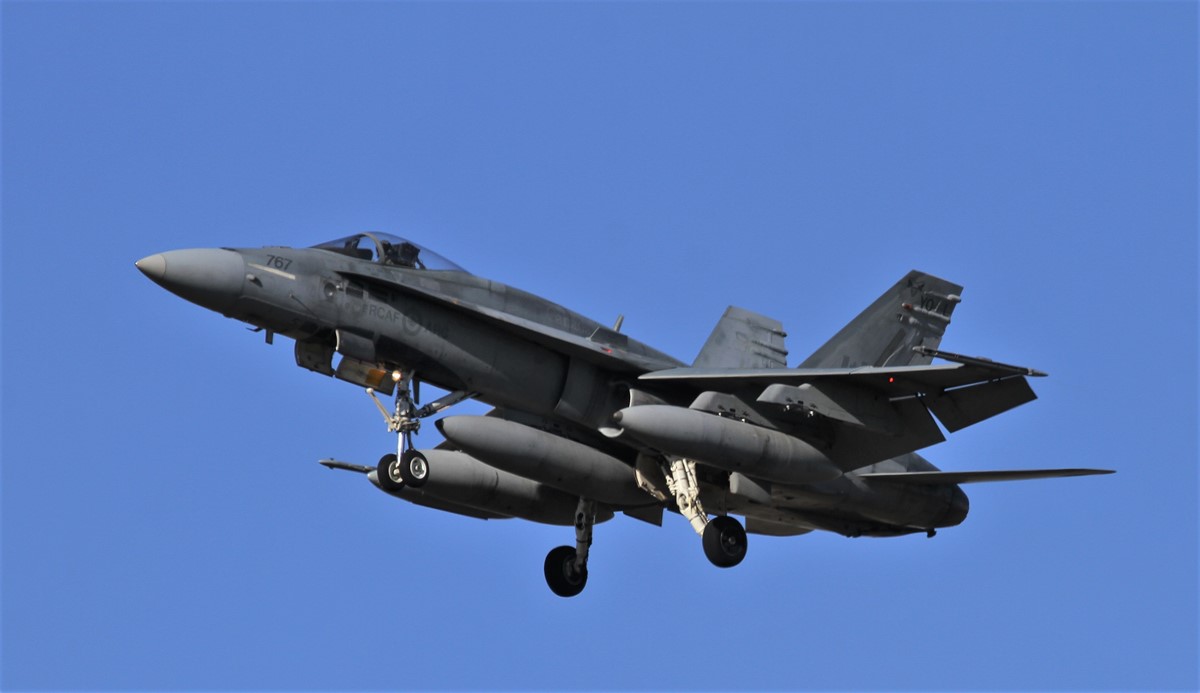 F-18 de la Fuerza Aérea de Canadá